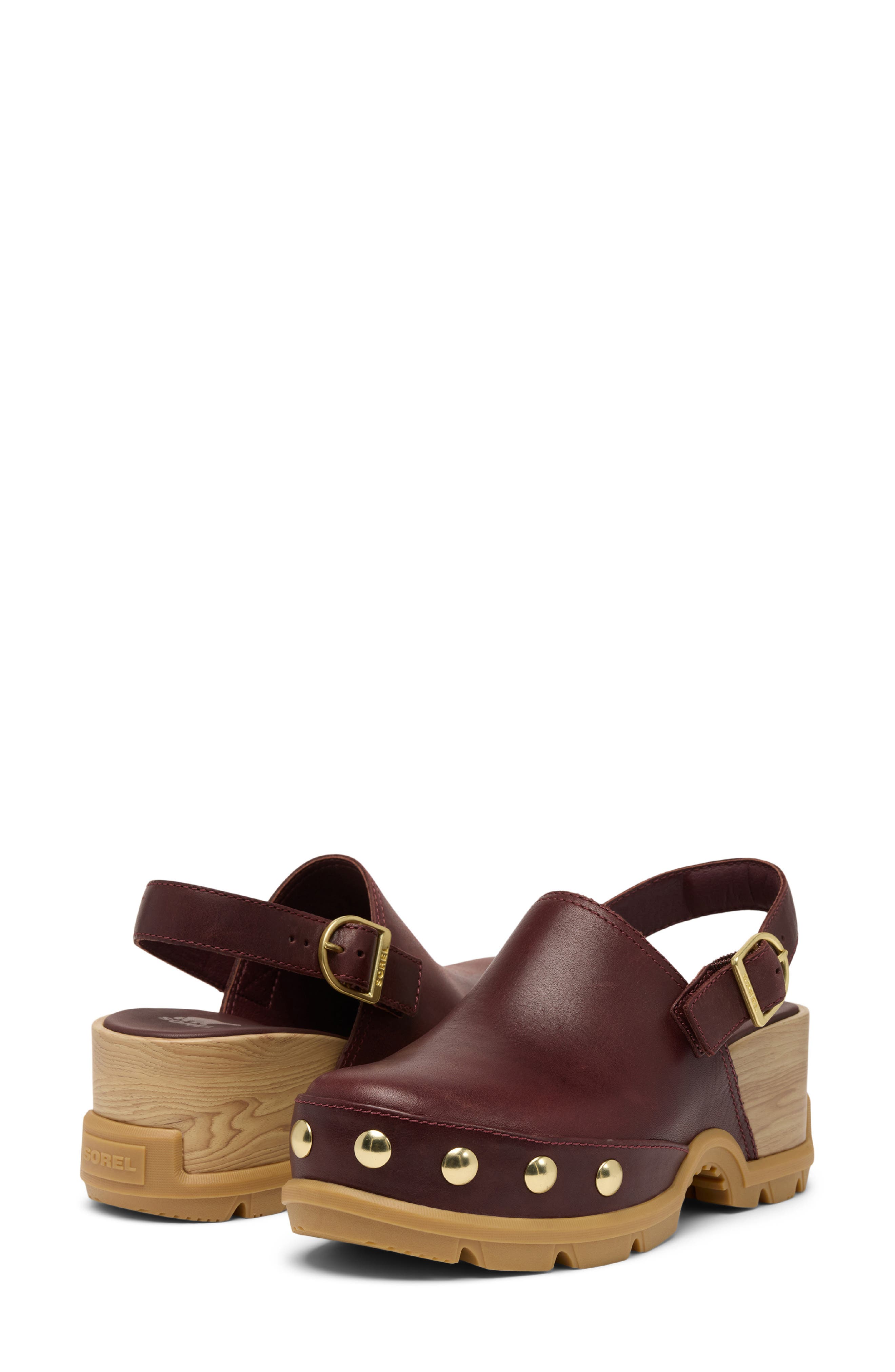 ROAM'N RVT Clog, Alternate, color, REDWOOD/ REDWOOD