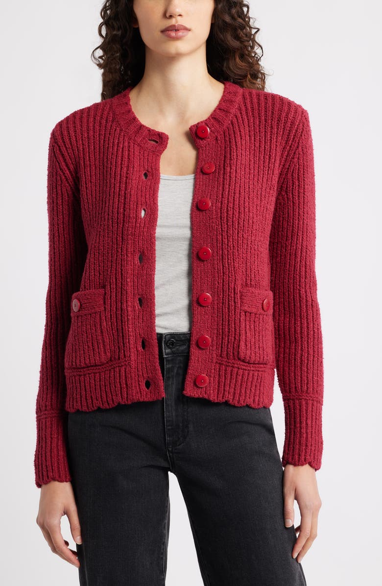 Caslon<sup>®</sup> Boxy Cardigan, Main, color,