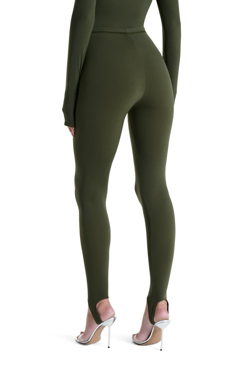 Naked Wardrobe Naked Stirrup Leggings, Alternate, color, Dark Olive
