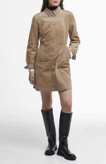 Barbour Tessa Long Sleeve Corduroy Minidress