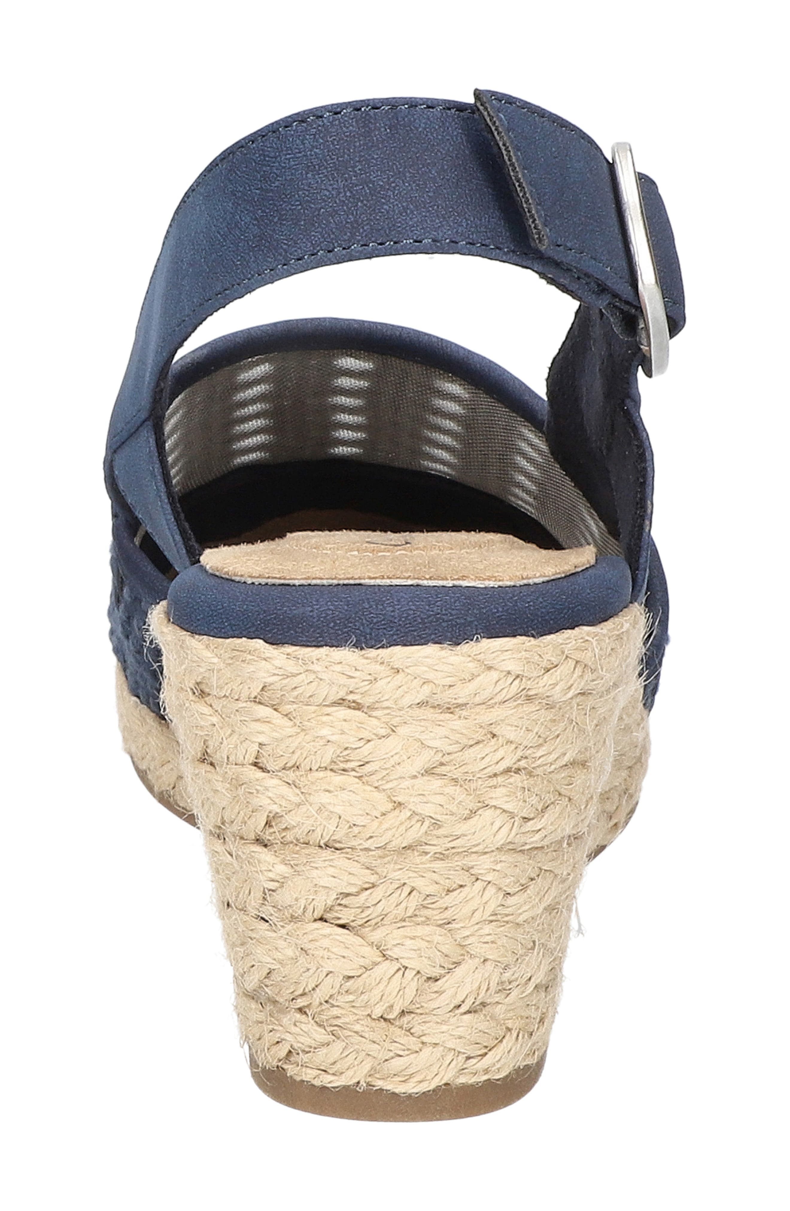 EASY STREET Taffy Wedge Pump, Alternate, color, Navy