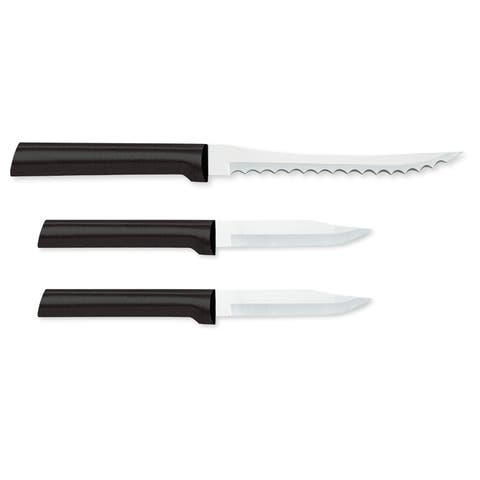 Cutlery 3.25-Inch Regular Paring Knife & 5-Inch Tomato Slicer Stainless Steel Serrated Blade