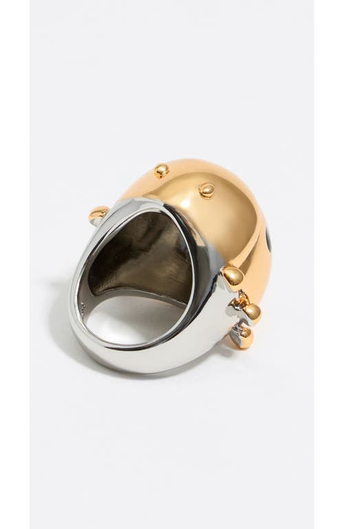 Bimba Y Lola Two-tone Ladybug Ring In Gold