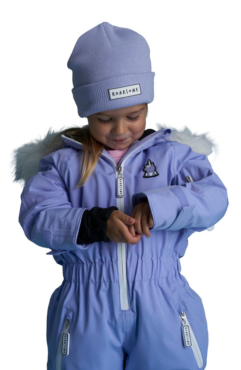 Roarsome Sparkle the Unicorn Ski Suit, Alternate, color, Lilac