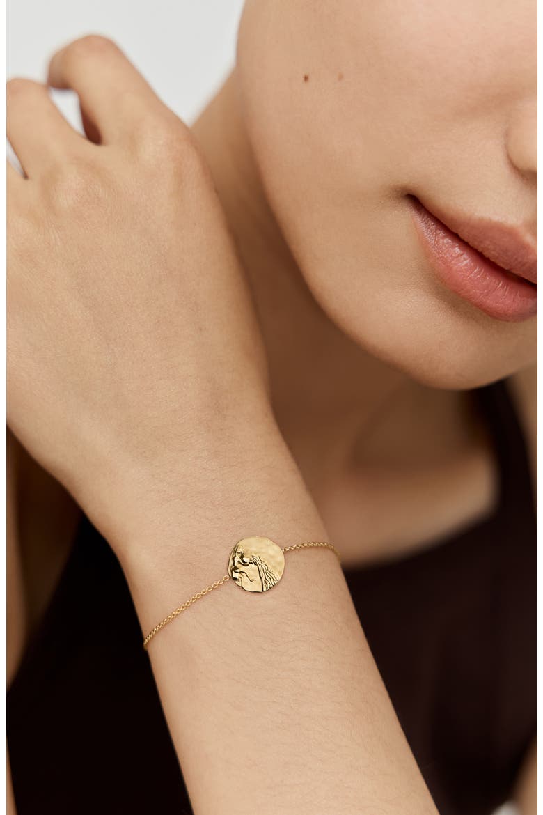 Zodiac Chain Bracelet, Alternate, color, GOLD VERMEIL AQAURIUS