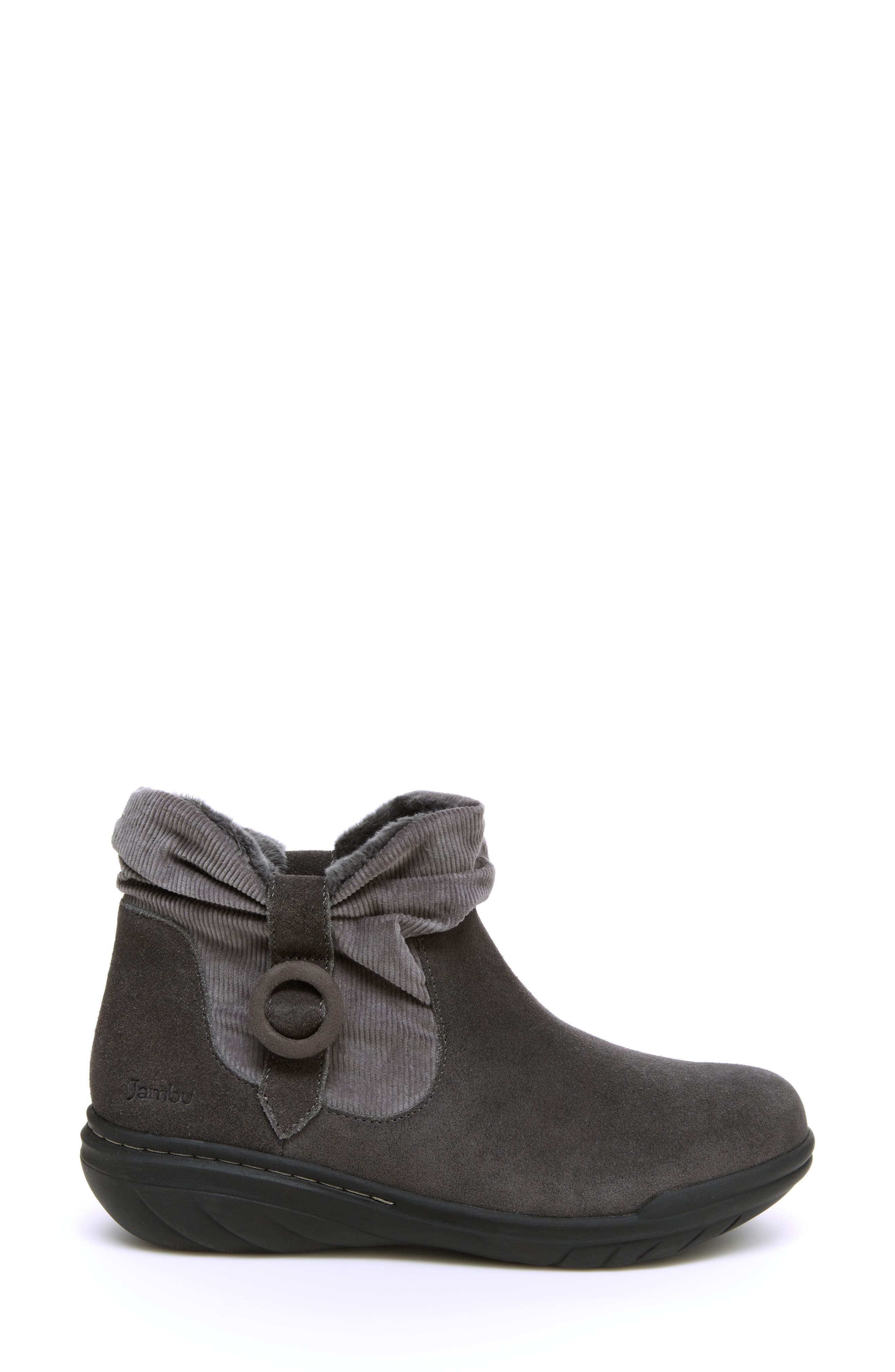 Hickory Faux Fur Lined Bootie, Alternate, color, GREY