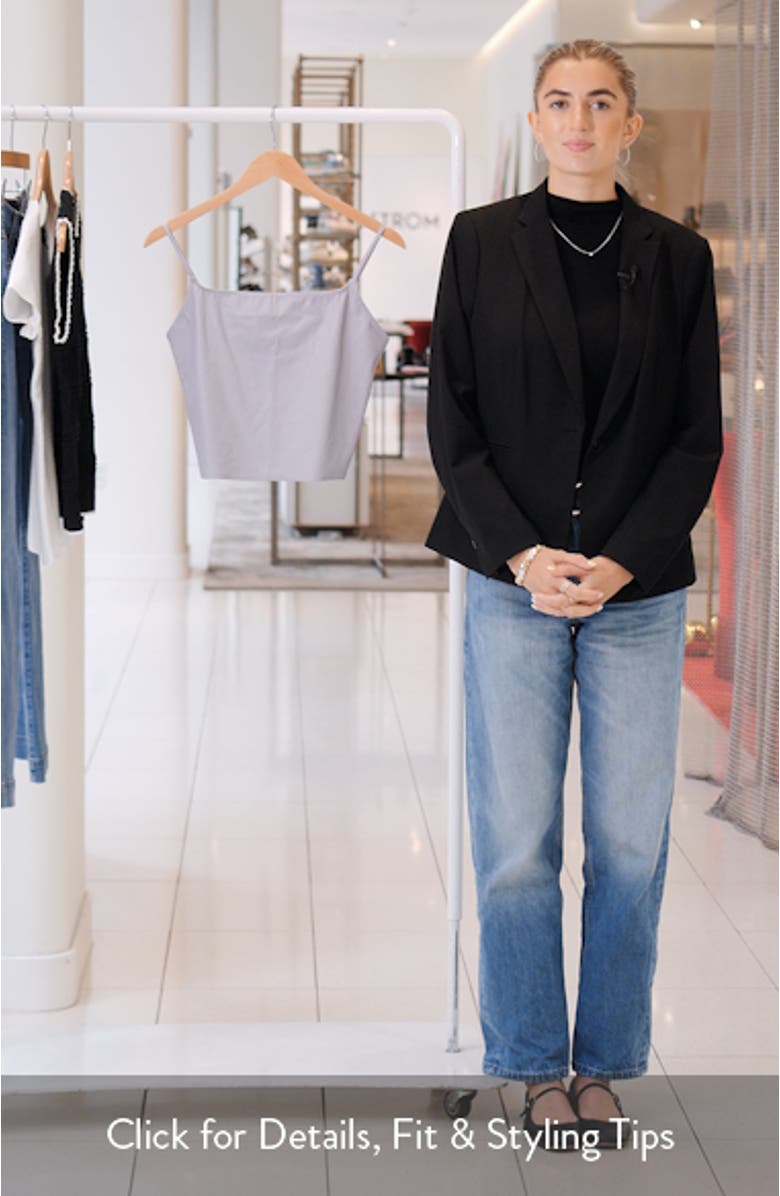 Faux Leather Crop Camisole, sales video thumbnail