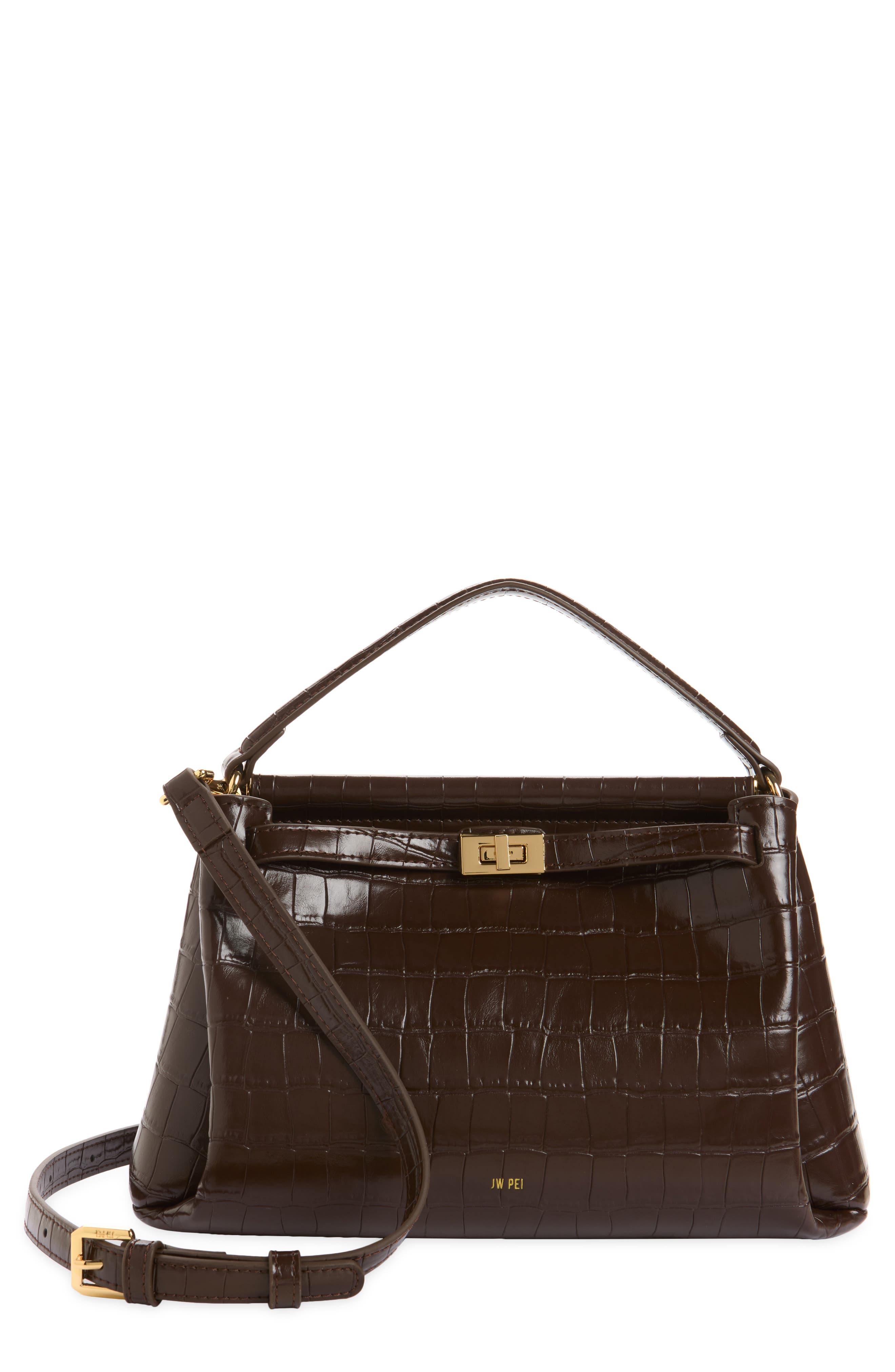 DARK BROWN CROC