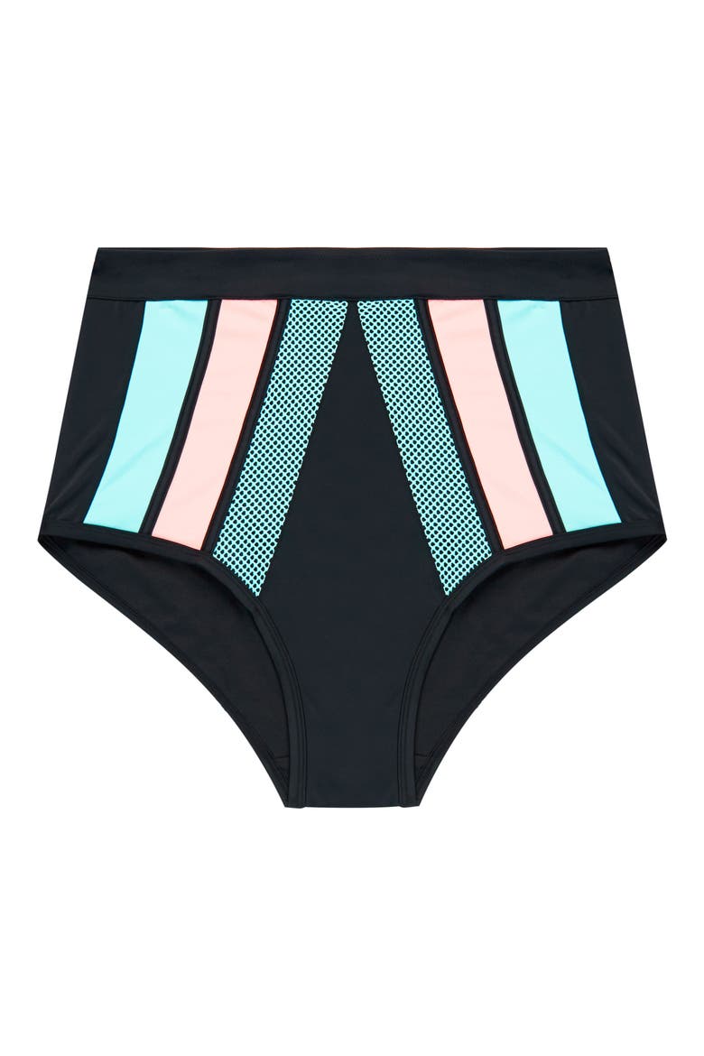 Summer Splice Bikini Bottoms, Alternate, color, PEACHY