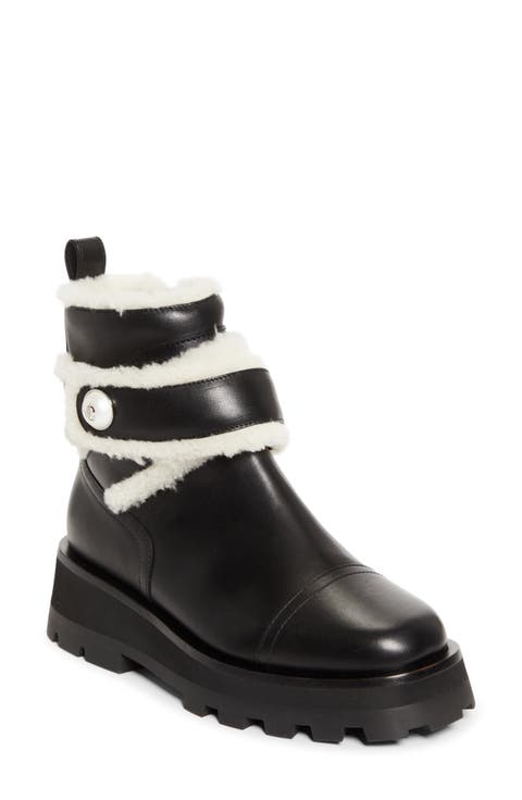 Meena Genuine Shearling Lined Bootie (Women)