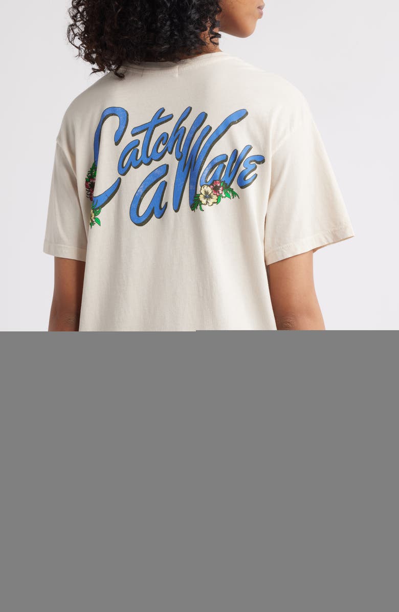 Daydreamer Beach Boys Surf Patrol Cotton Graphic T-Shirt, Alternate, color, Dirty White