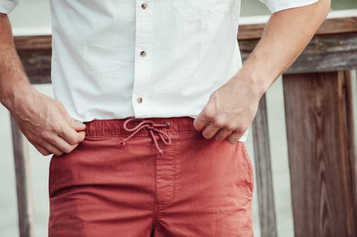 Mountain Khakis Stretch Poplin Deck Short In Blue