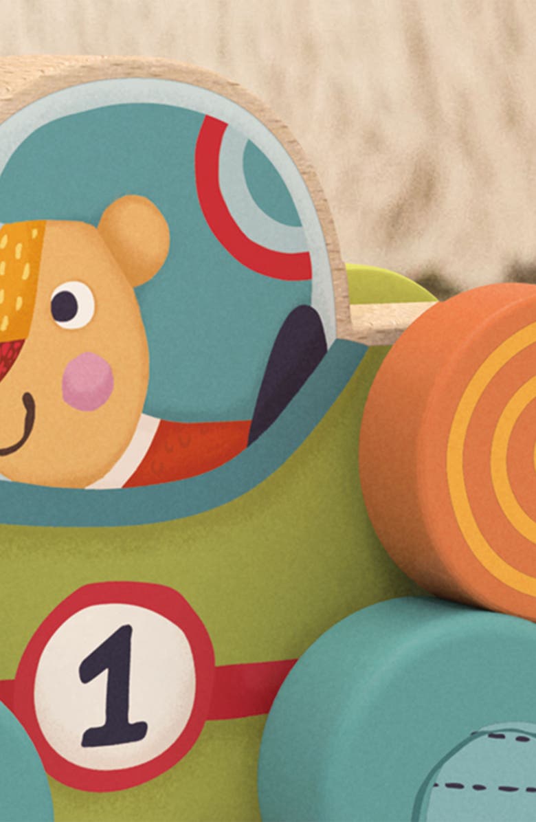 Bababoo and friends<sup>®</sup> Lion Bababoo Racecar My First Car, Alternate, color, Turquoise