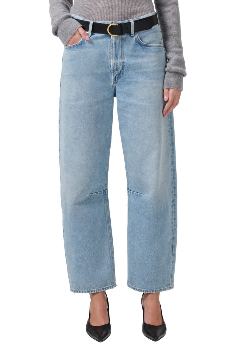 Miro Barrel Jeans, Main, color, GEMINI LT INDI