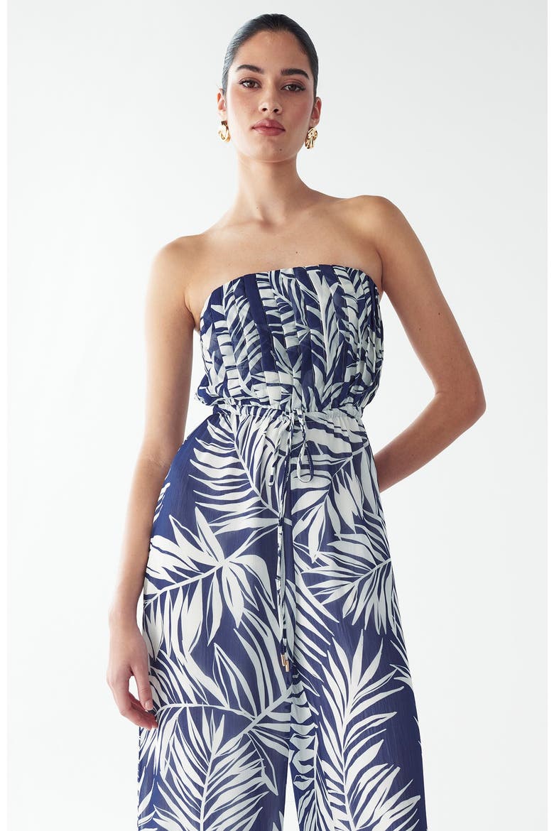 Alias Jumpsuit, Alternate, color, Navy Palms