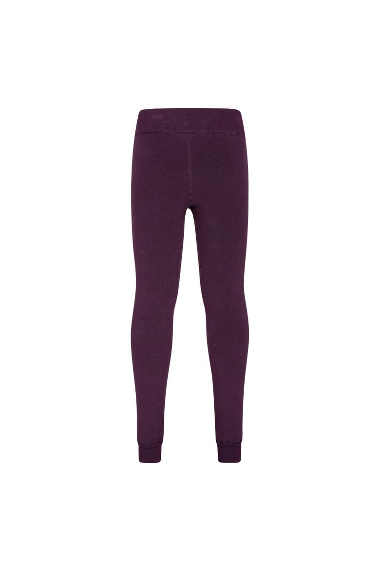 Childrens/Kids Fluffy Fleece Lined Leggings, Alternate, color, Purple