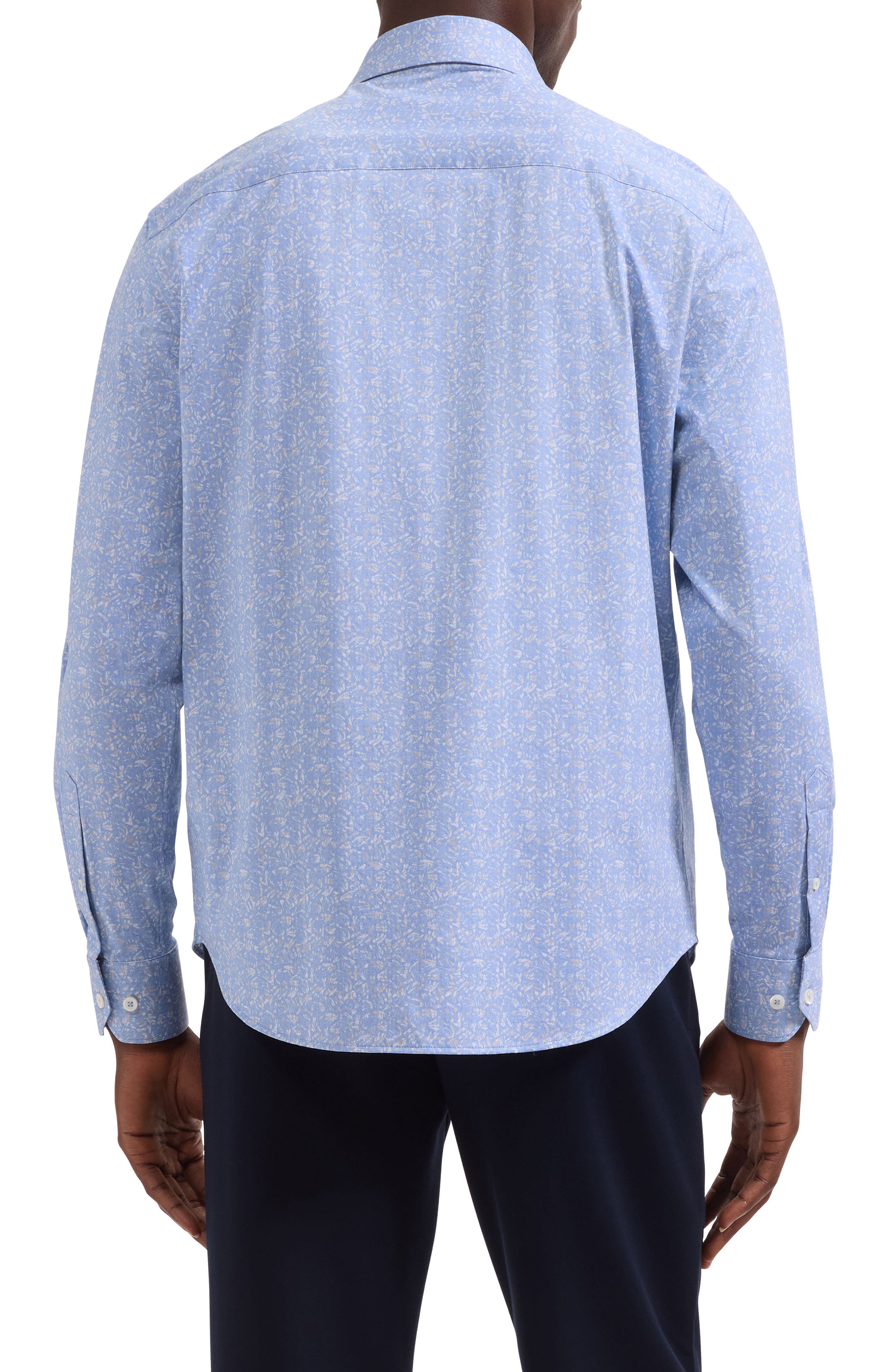 Jimmy OoohCotton Abstract Print Button-Up Shirt - image 2