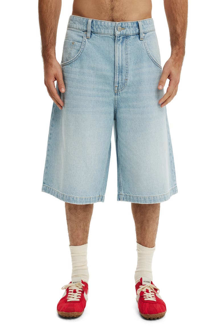 Men's Y2k Super Baggy Jort, Alternate, color, Dawn Blue