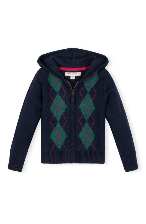 Kids' Organic Full Zip Hoodie Sweater