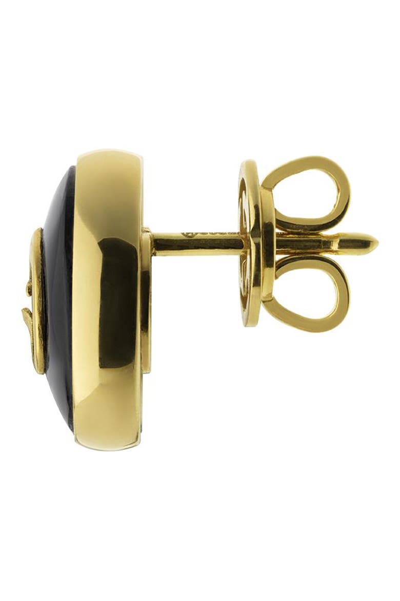 Interlocking-G Stud Earrings, Alternate, color, YELLOW GOLD
