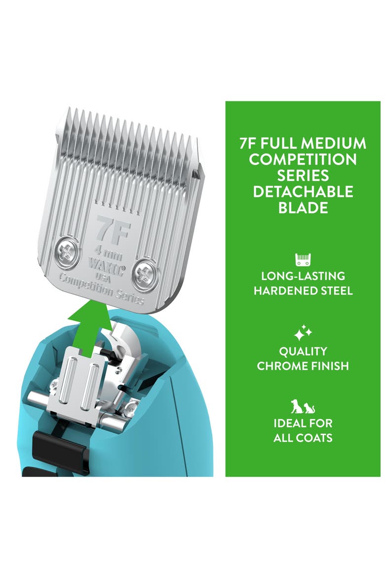 7F Detachable Blade with 1/4" Cut Length, Alternate, color, Chrome