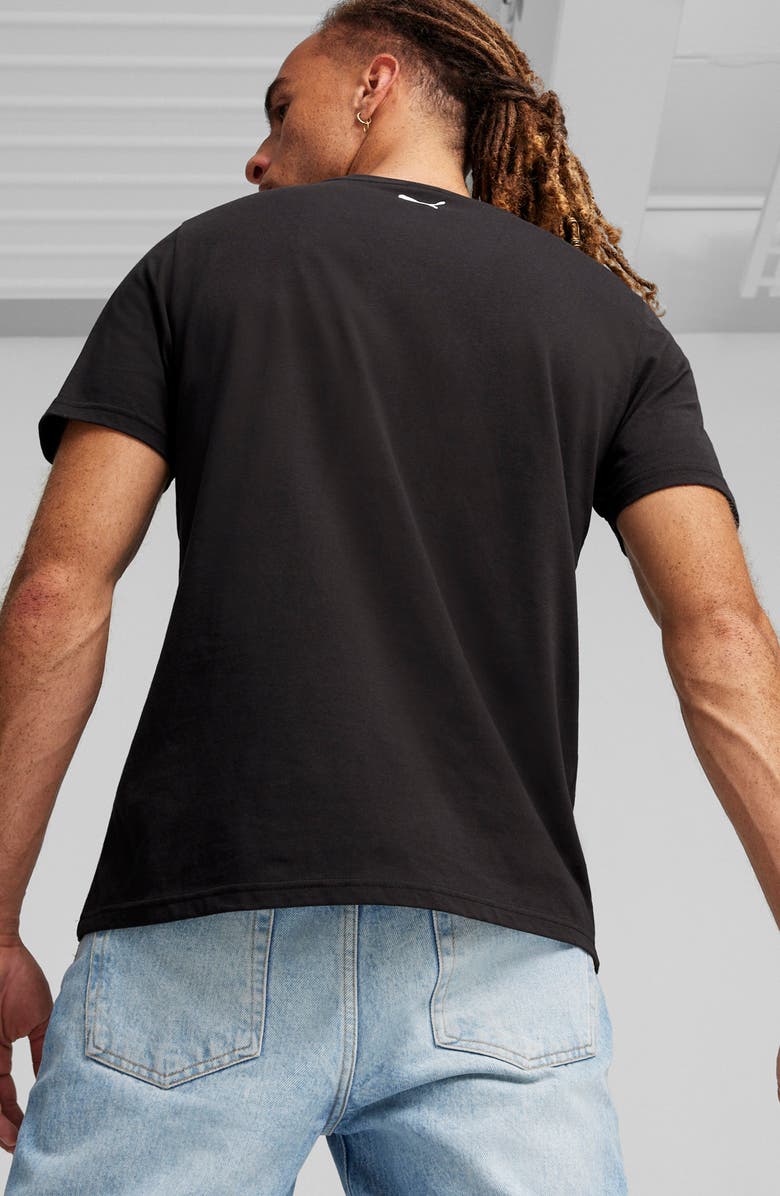 PUMA Scuderia Ferrari Race Graphic T-Shirt, Alternate, color, Puma Black