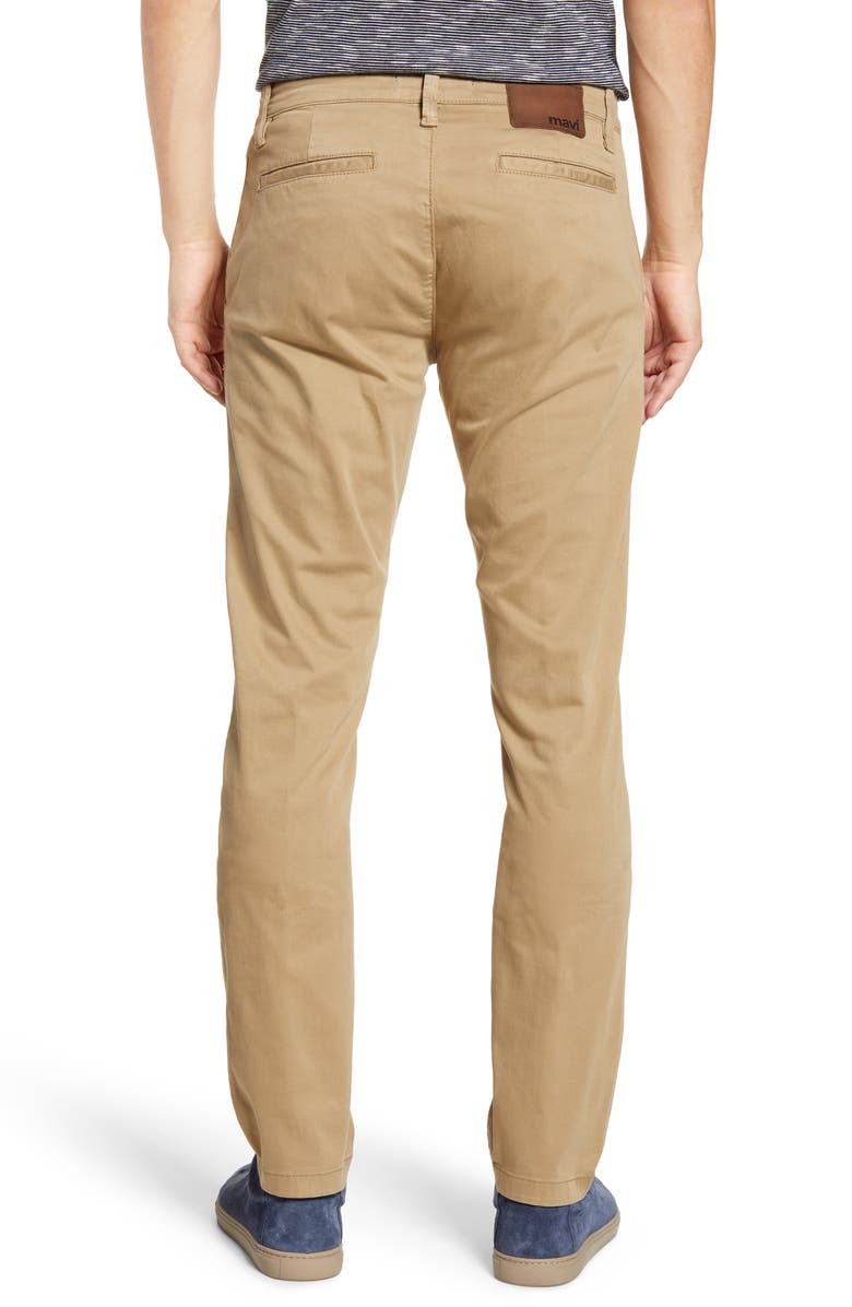 Mavi Jeans Johnny Slim Fit Twill Chino Pants, Alternate, color, British Khaki Twill