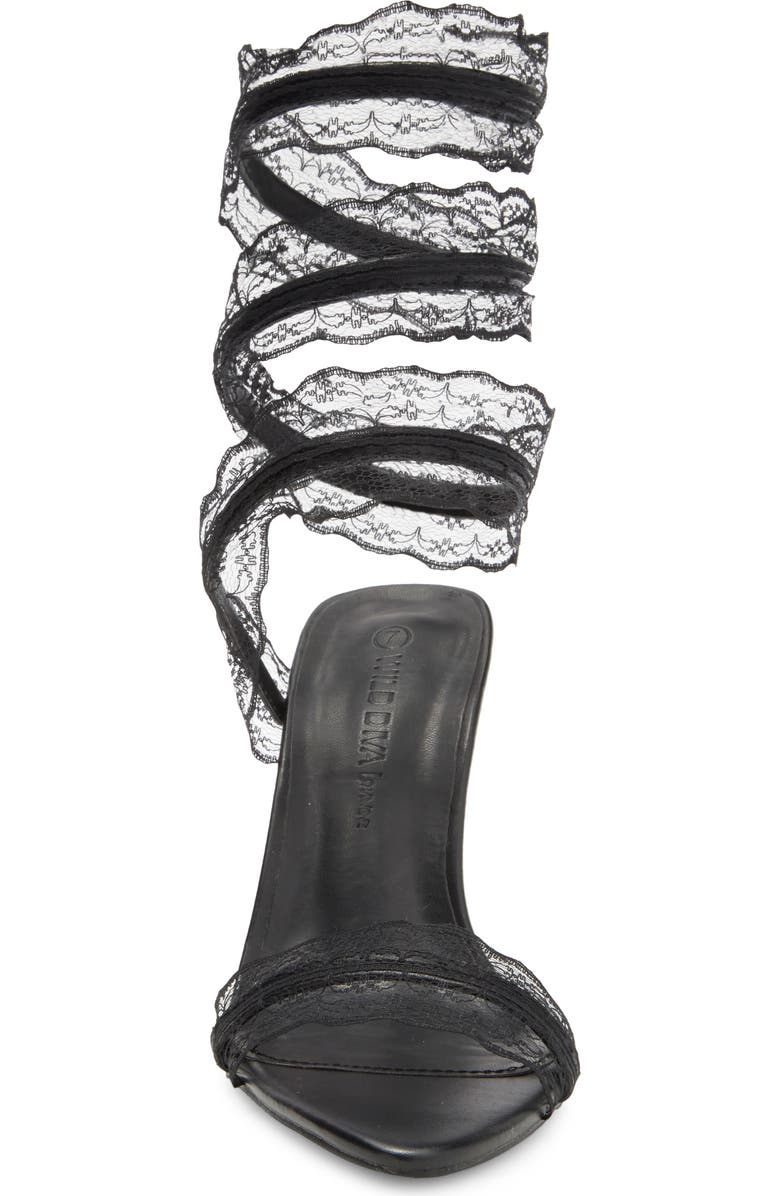 WILD DIVA LOUNGE Shylee Wrap Sandal, Alternate, color,