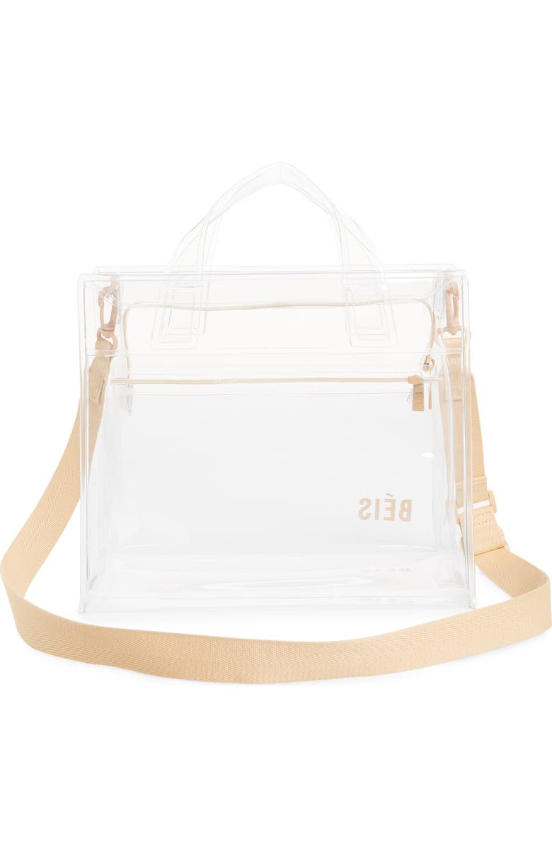 Béis The Clear Stadium Tote, Alternate, color,