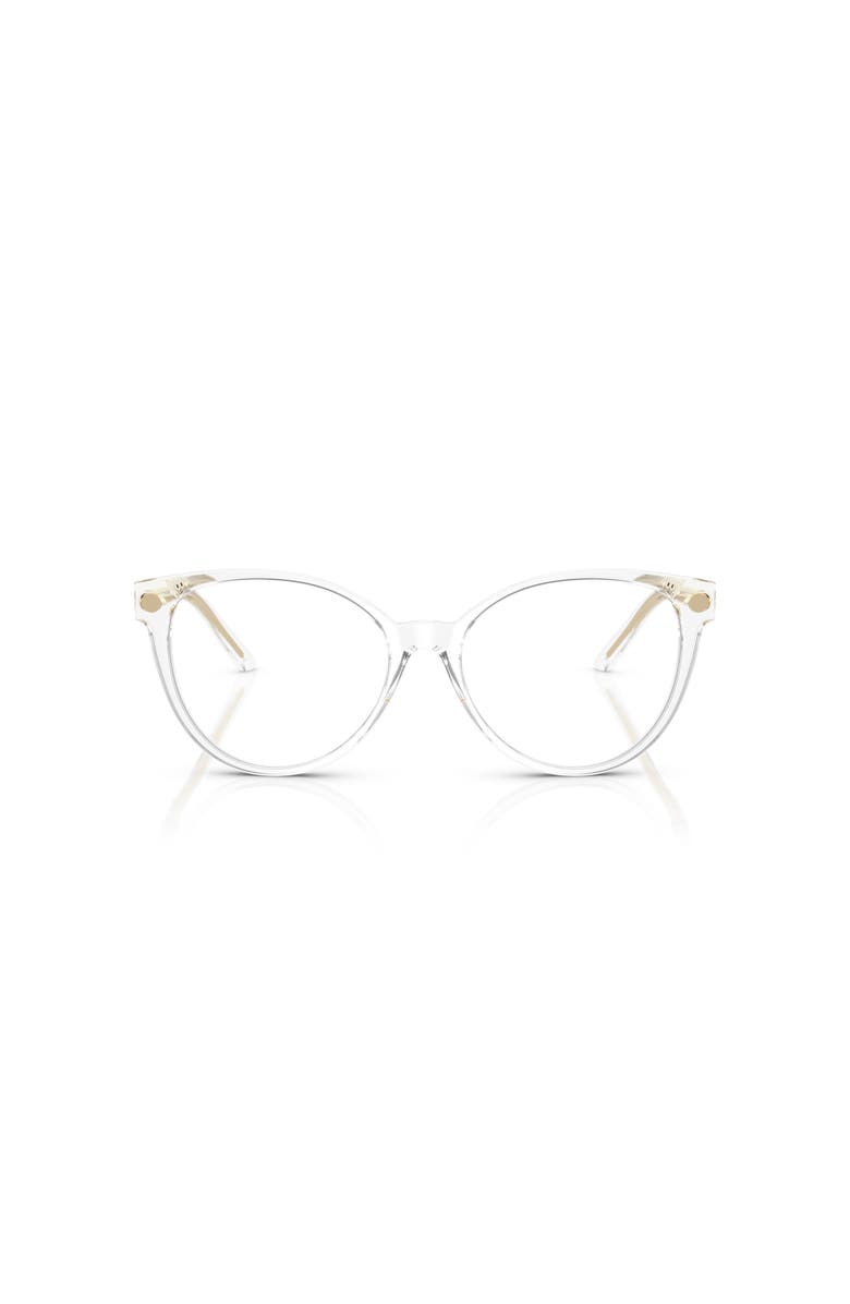 Versace 52mm Cat Eye optical glasses, Alternate, color, Transparent