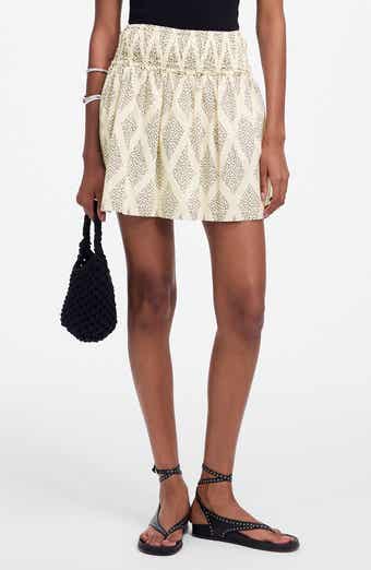 Madewell Ruffle Cotton Voile Miniskirt