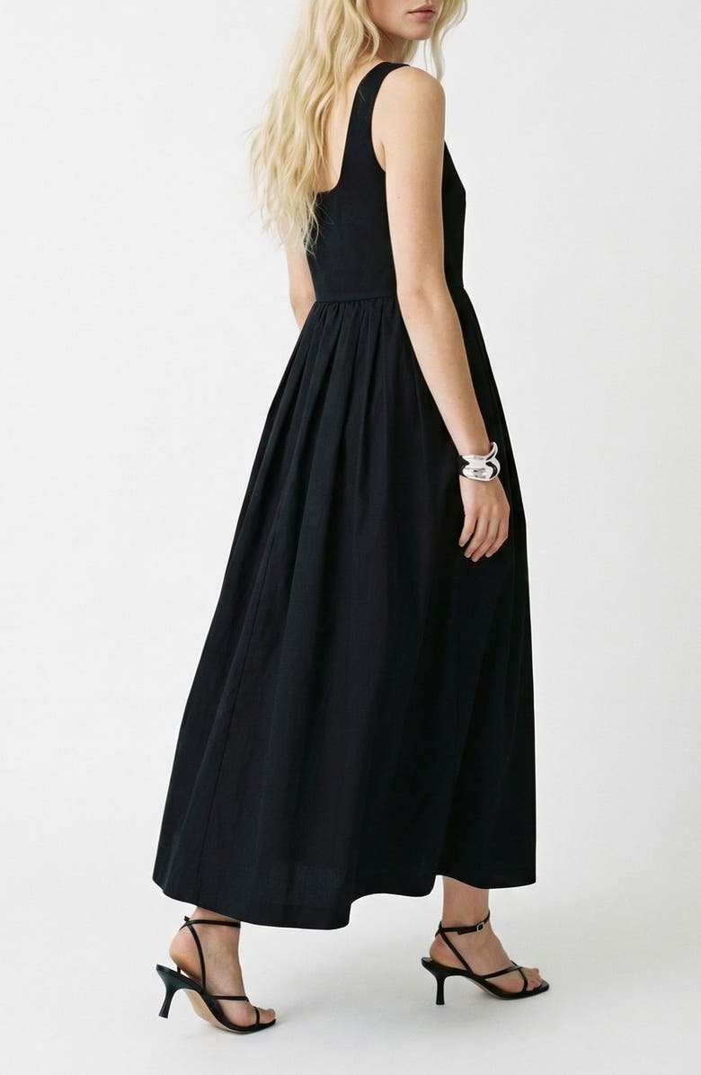 VERO MODA Ane Midi Dress, Alternate, color, Black