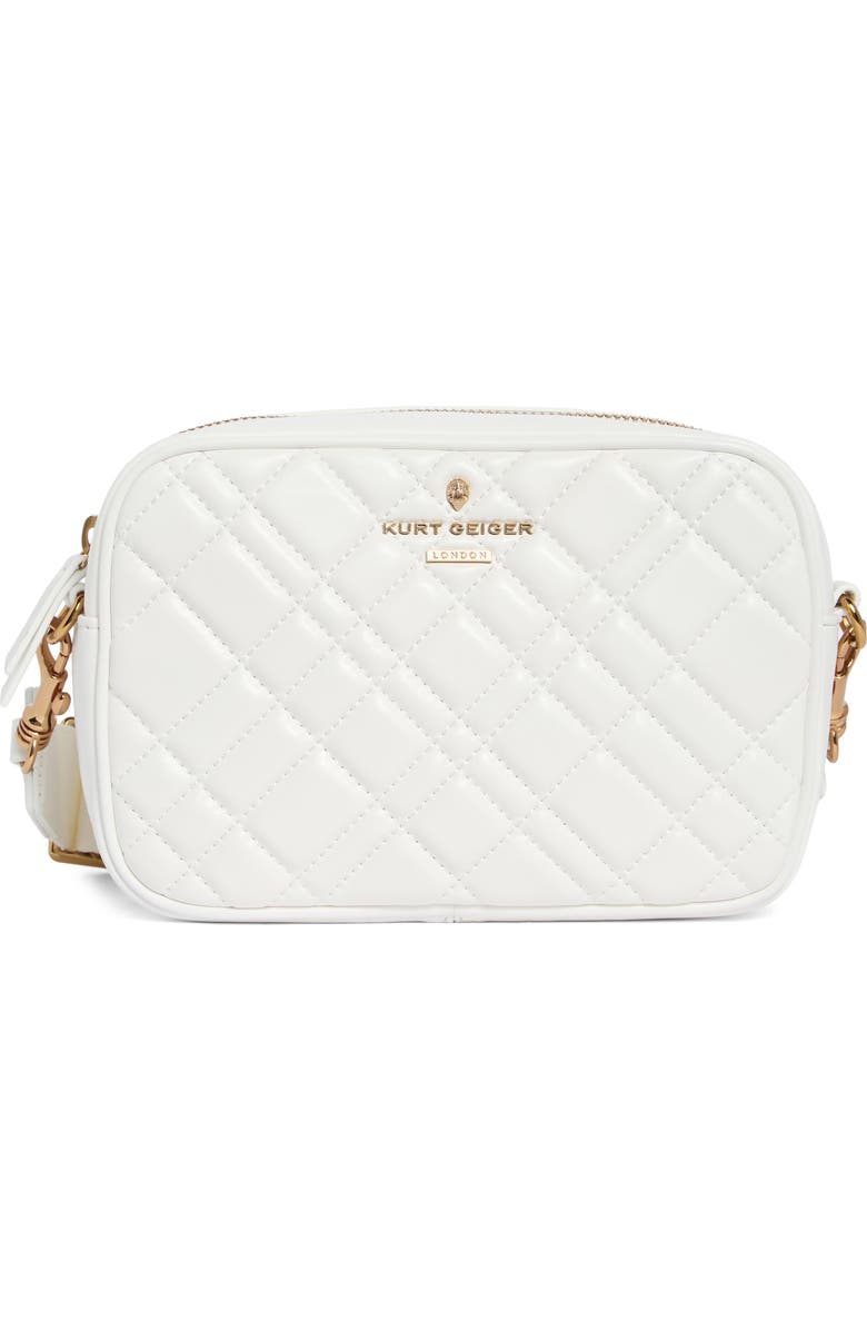 Kurt Geiger London Brixton Large Camera Crossbody Bag, Main, color, White