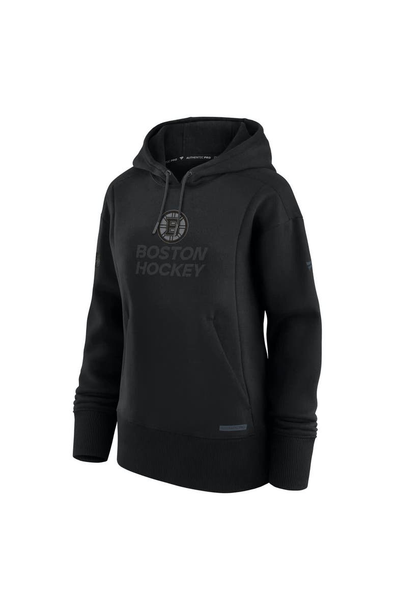 FANATICS Women's Fanatics Black Boston Bruins Authentic Pro Road Pullover Hoodie, Alternate, color, Black