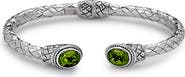 SAMUEL B. Woven Tipped Bangle