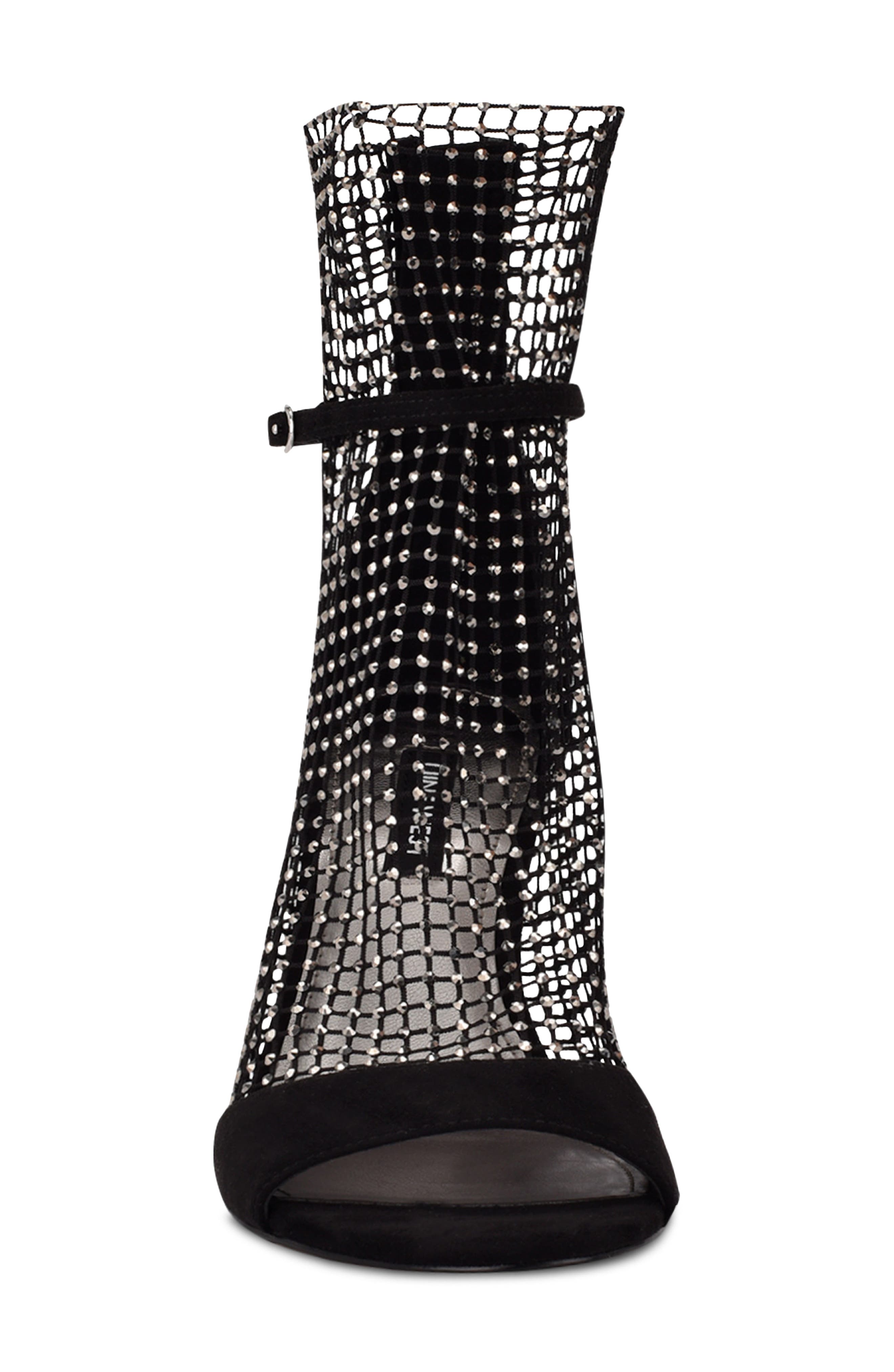 Nine West Imery Rhinestone Fishnet Bootie, Alternate, color, 