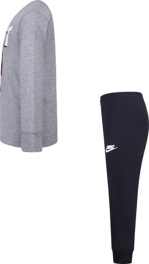 Kids' Long Sleeve Tee & Fleece Joggers Set