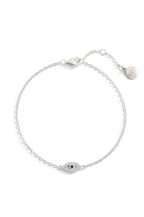 Dainty Evil Eye Charm Bracelet