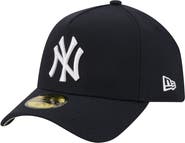 New Era Men's New Era Navy New York Yankees A-Frame 59FORTY Fitted Hat