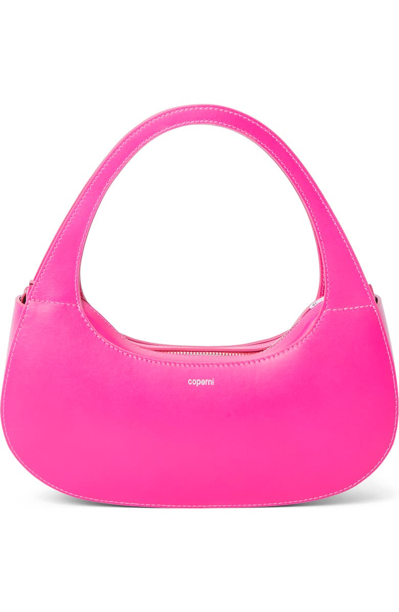 Coperni Medium Swipe Baguette Leather Top Handle Bag, Main, color,