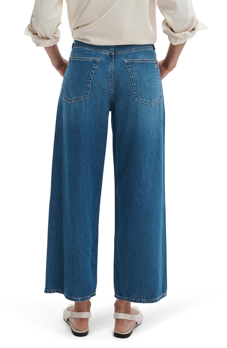 rag & bone Featherweight Andi Ankle Wide Leg Jeans, Alternate, color, Millerton