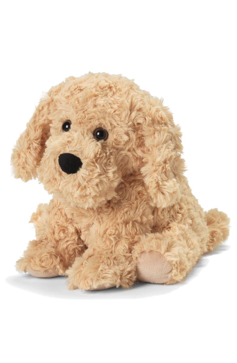 Intelex Warmies<sup>®</sup> Microwavable Plush 13" Golden Dog and Board Book, Alternate, color, Brown