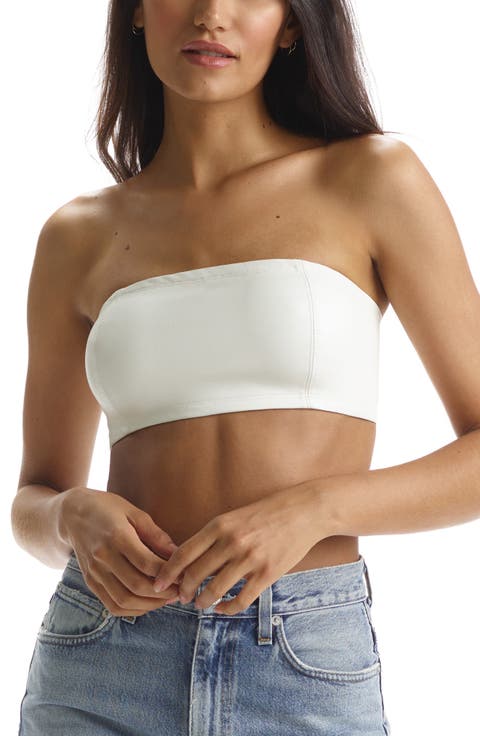Faux Leather Bandeau