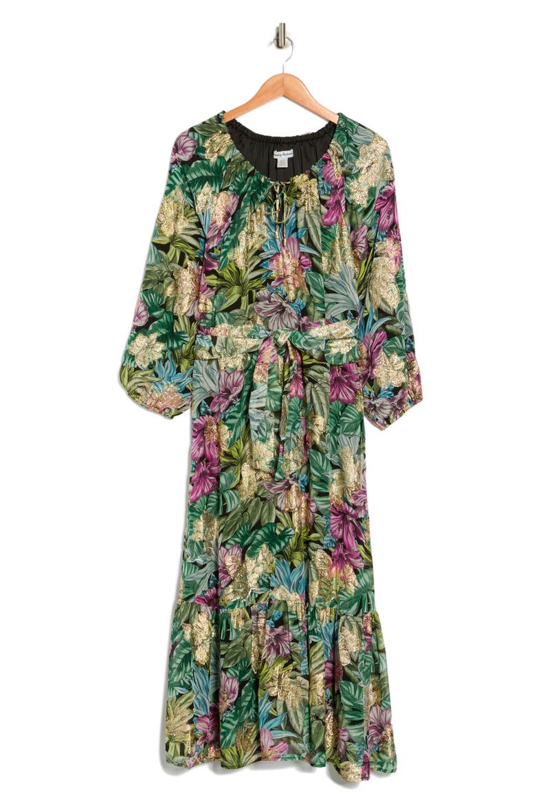 Jungle Jewels Metallic Maxi Dress, Alternate, color, JUNGLE MULTI
