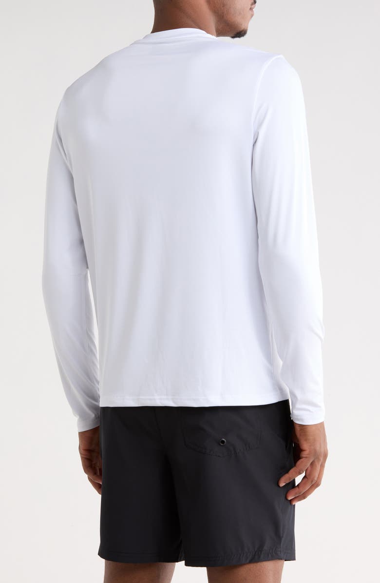 Quiksilver Logo Graphic Sun Shirt, Alternate, color, White