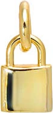 BY ADINA EDEN Solid 3D Lock Charm