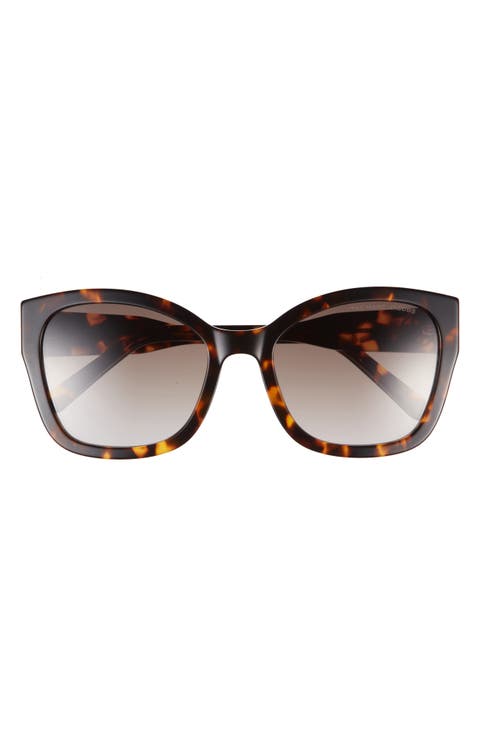 56mm Gradient Round Sunglasses