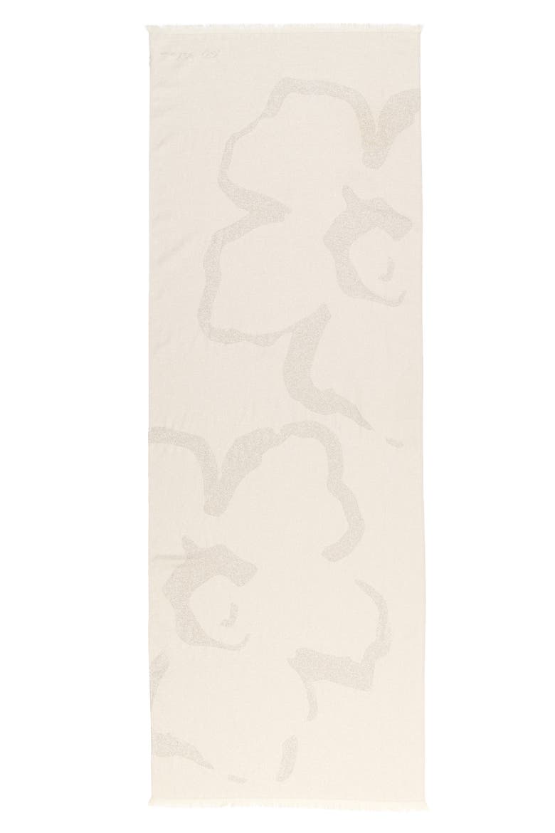 Shersa Magnolia Scarf, Main, color, NATURAL