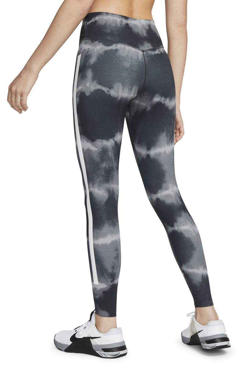 Nike Dri-FIT One Luxe Printed Leggings, Alternate, color,