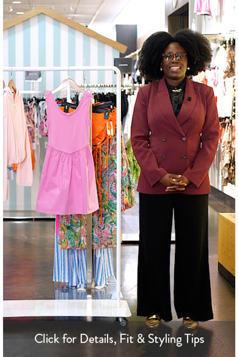 Kids' Ruffle Rib & Poplin Dress video
